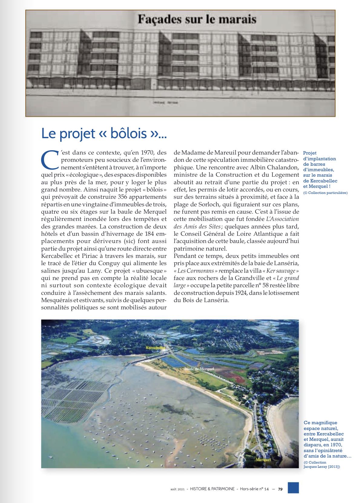 Plan du projet immobilier bôlois de Kercabellec